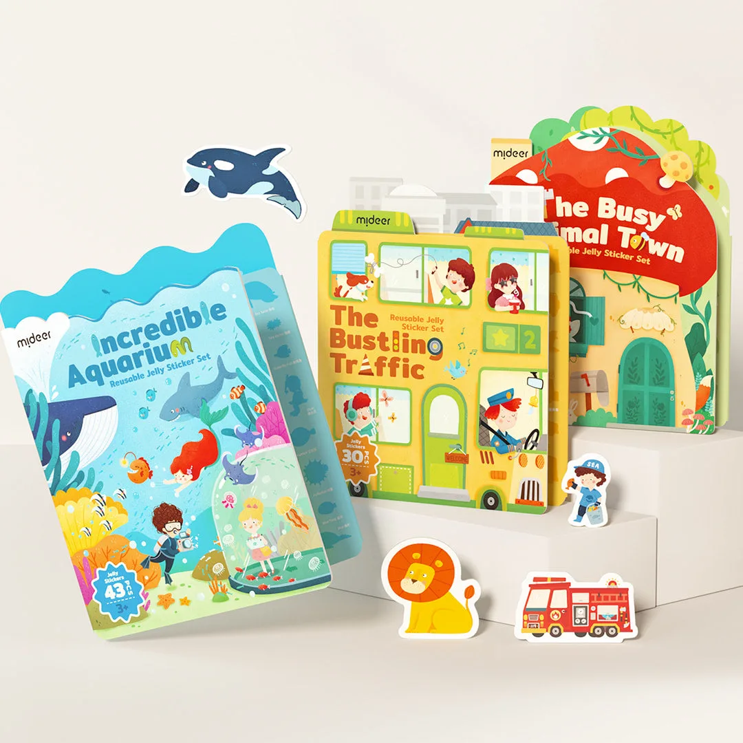 Sticker dẻo dán lại nhiều lần – Phố xá tấp nập - Ảnh 2