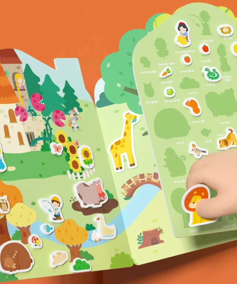 Sticker dẻo dán lại nhiều lần – Thị trấn muông thú - Ảnh 3