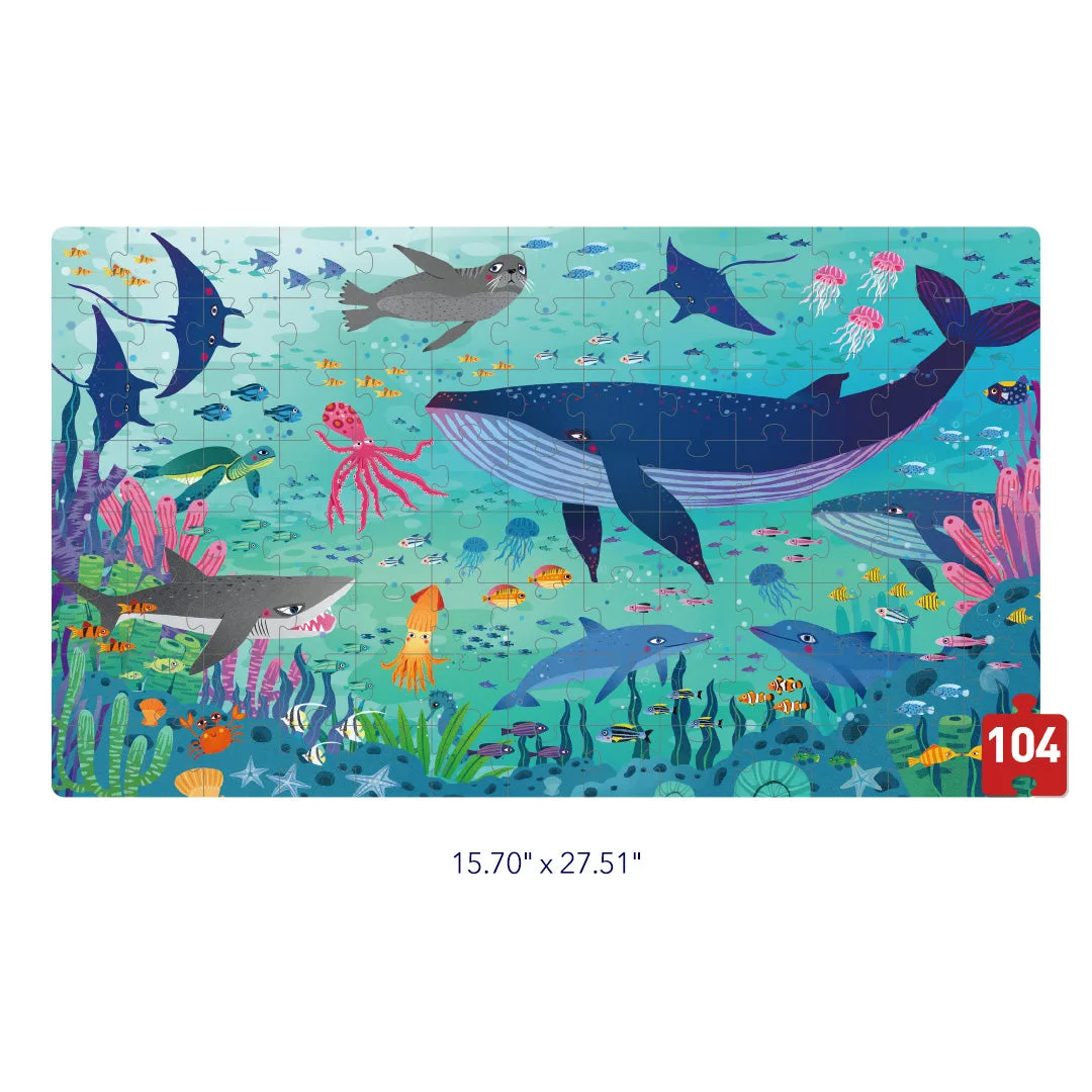 Hộp tranh ghép mang theo – Đại dương kỳ diệu (104 mảnh) - Ảnh 3