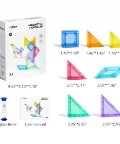 Bộ ghép hình tangram nam châm - Ảnh 3