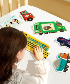 Tranh ghép đầu đời cho bé – Phố xe tấp nập - Ảnh 2