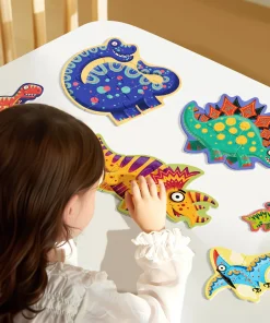 Tranh ghép đầu đời cho bé – Khủng long đáng yêu - Ảnh 2